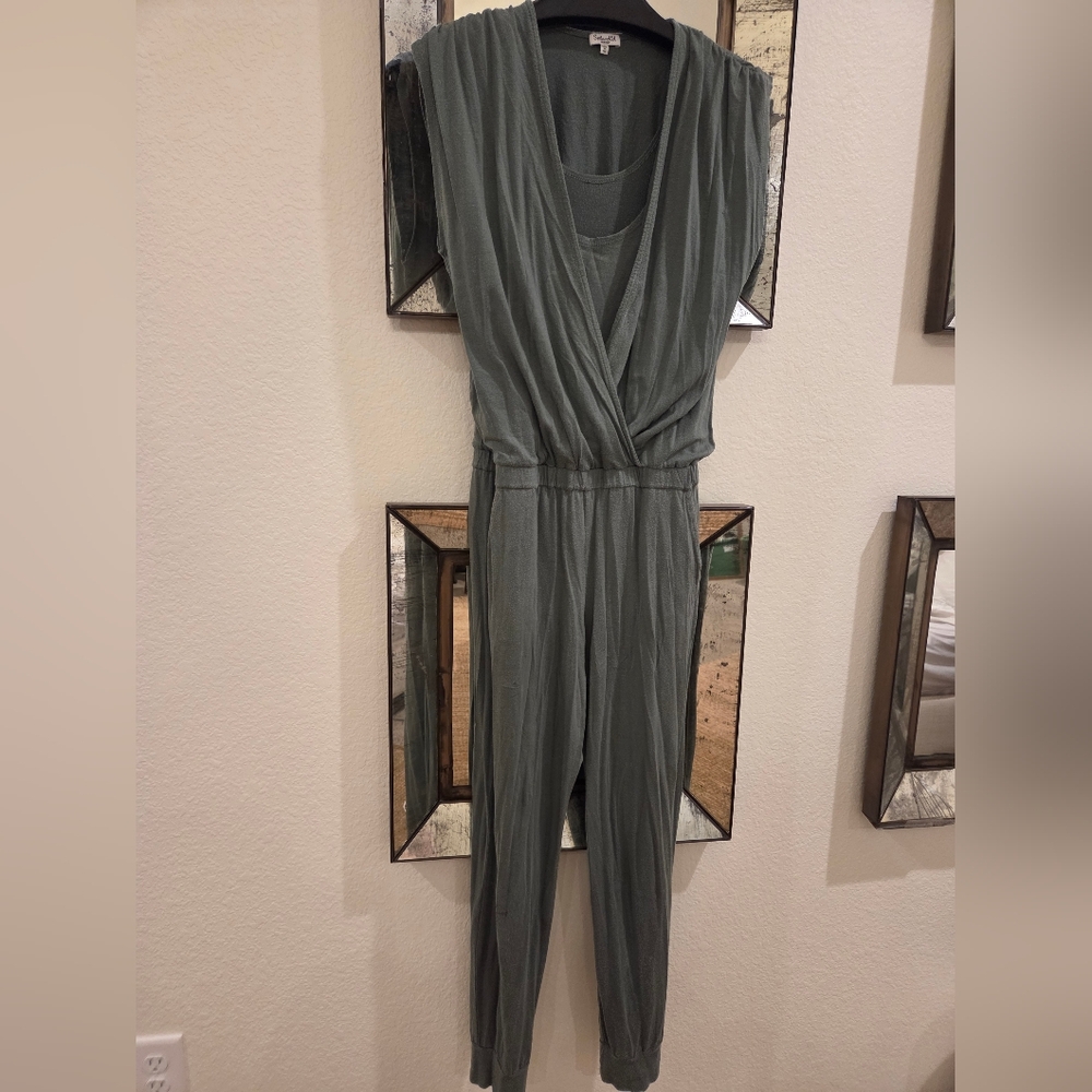 SPLENDID WOMENS M Green Jumpsuit